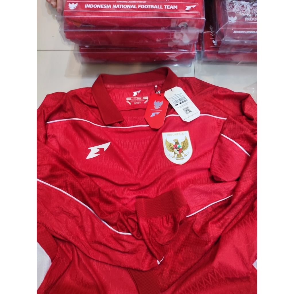 Timnas Indonesia home Player Issue LS 2025 Ki