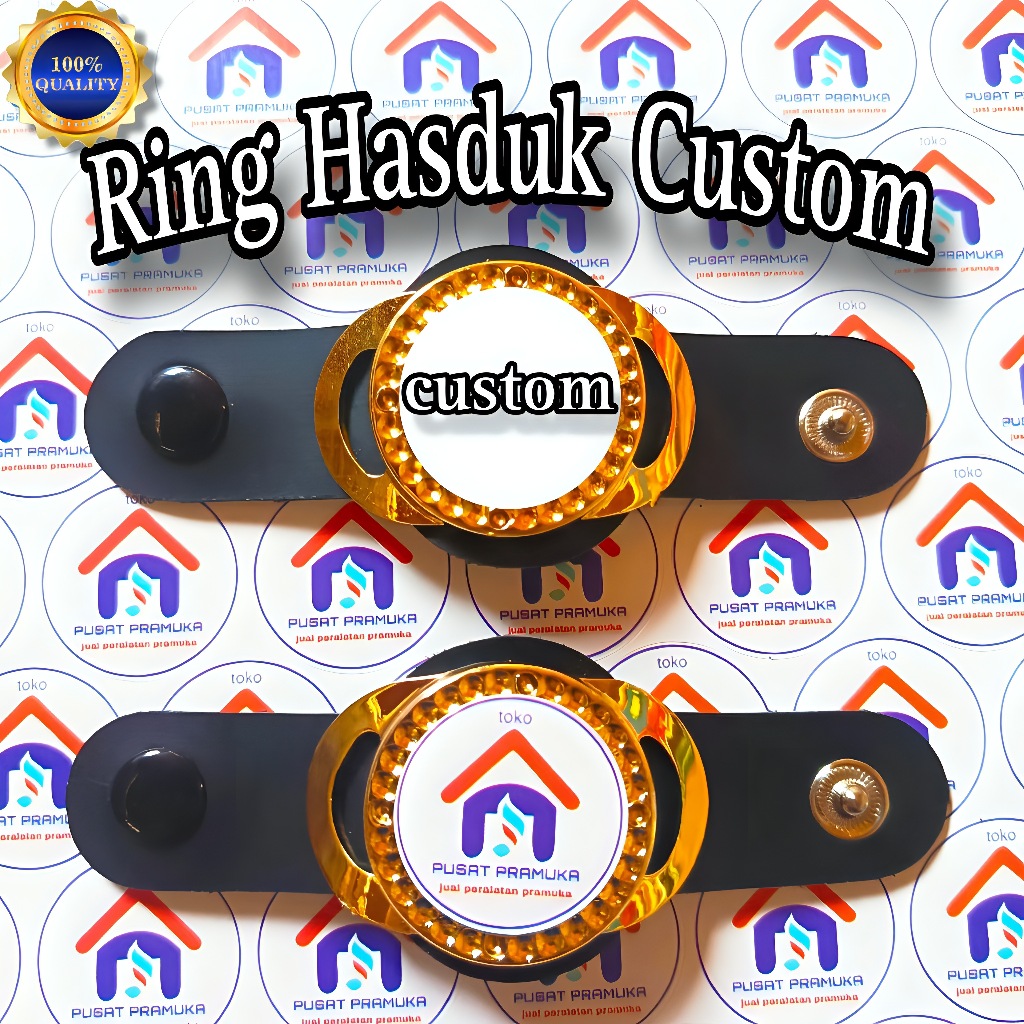 Ring custom / ring kalep hasduk / ring kalep Pramuka / ring tunas / perlengkapan pramuka termurah