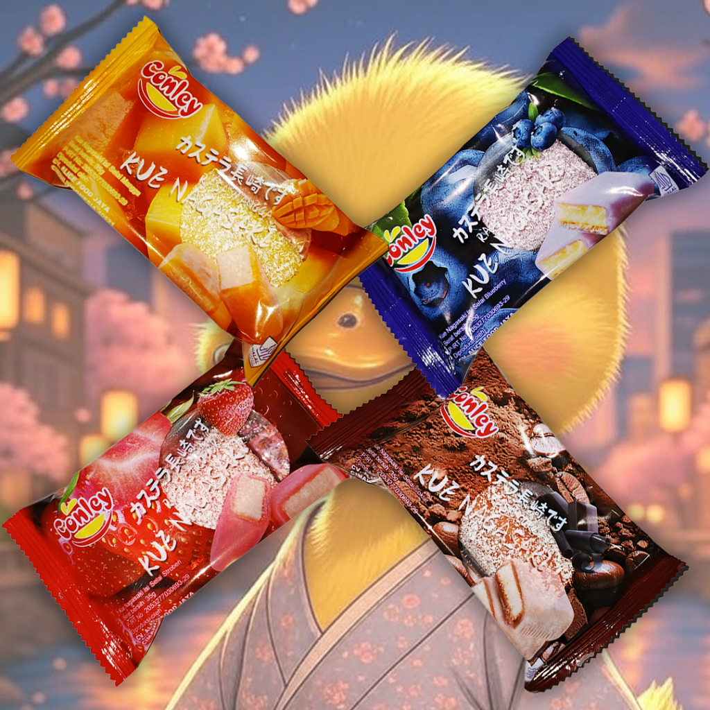 

Kue Conley Nagasaki Mochi + Bolu 16 Pcs Mix @4