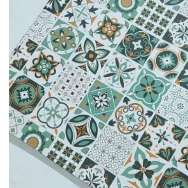 

kertas kado doff motif batik warna hijau