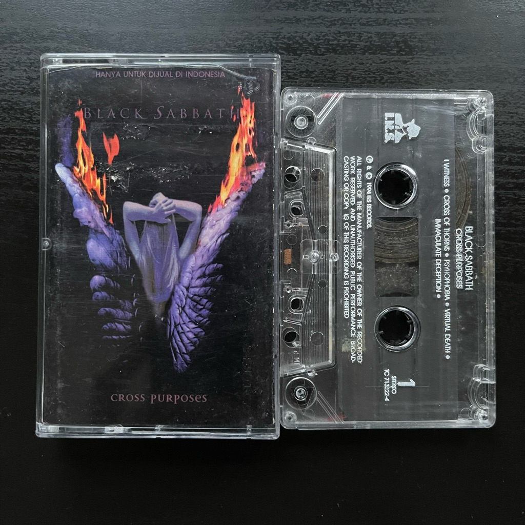 Kaset Pita - Black Sabbath - Cross Purposes