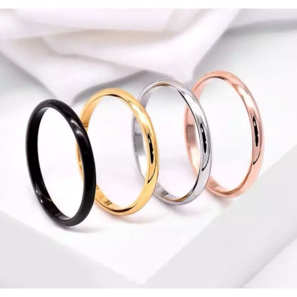 CINCIN TITANIUM polos tipis untuk pria wanita terpopuler GAYA KOREA