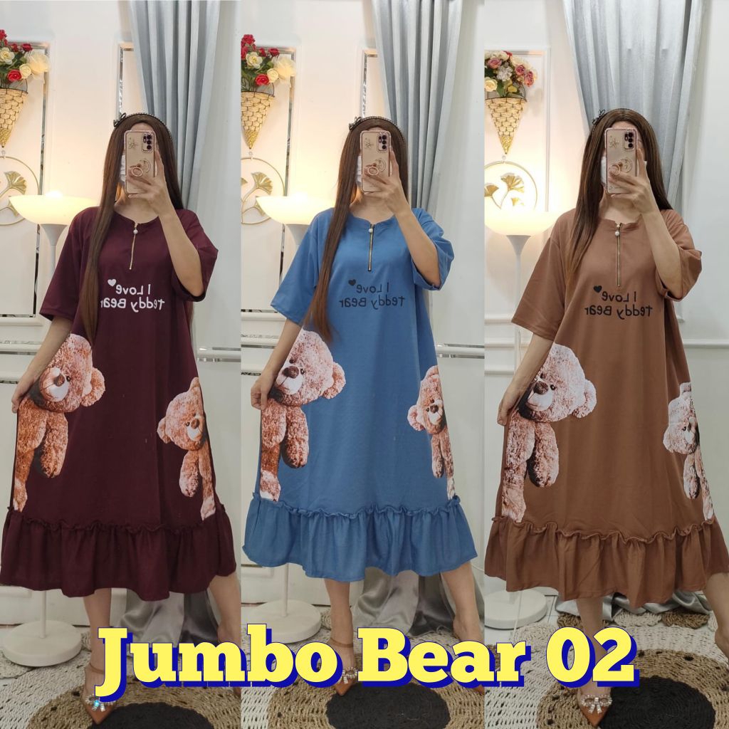 Dress Voxy Jumbo Sablon Busui