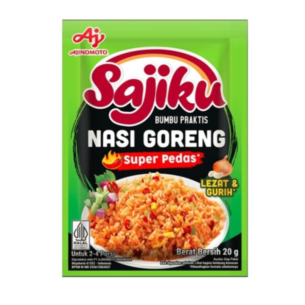 

Ajinomoto bumbu nasi goreng sajiku 20 gram