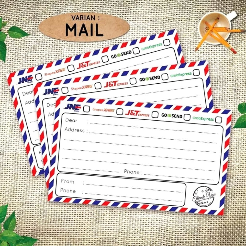 

PROMO ISI 100 Pcs // Stiker Alamat Pengiriman Olshop Sticker Shipping Label Online Shop HR_DESIGN