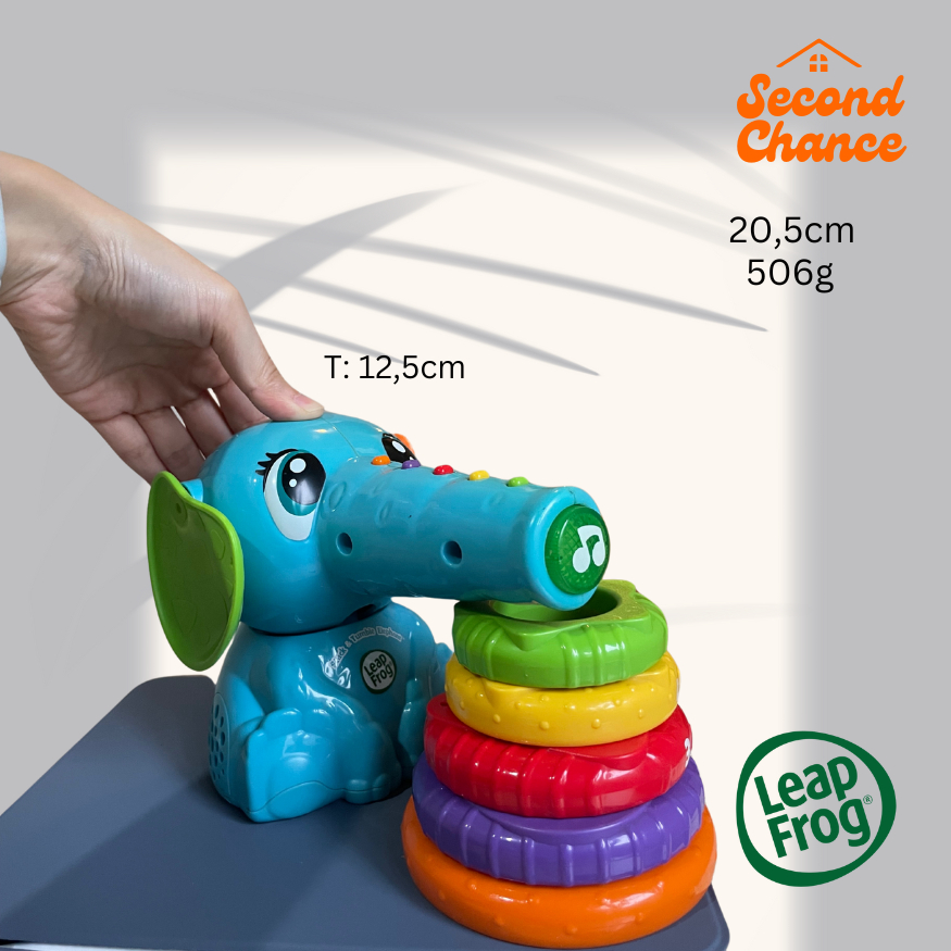 ORIGINAL Leap Frog Elephant Rings - Mainan Leap Frog Anak (No Box) - Preloved