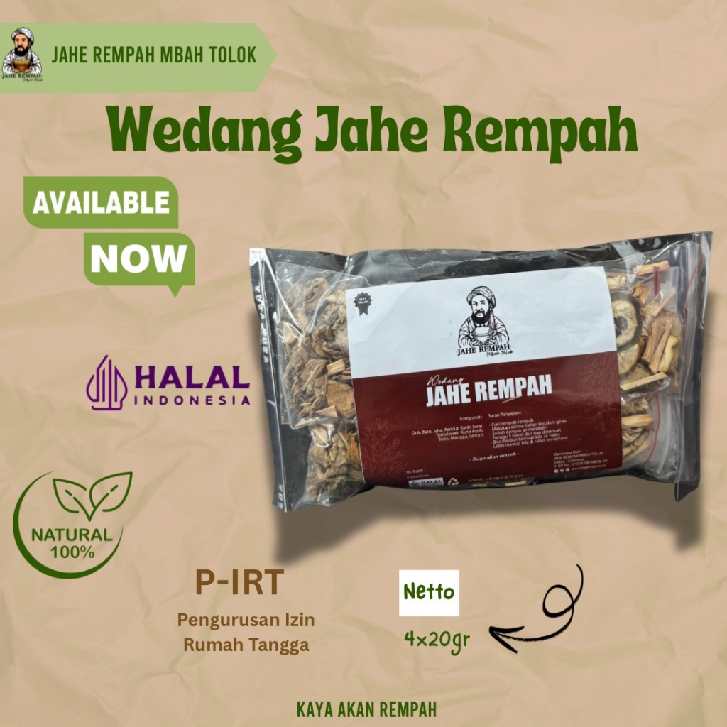 

WEDANG JAHE REMPAH UNTUK STAMINA TUBUH