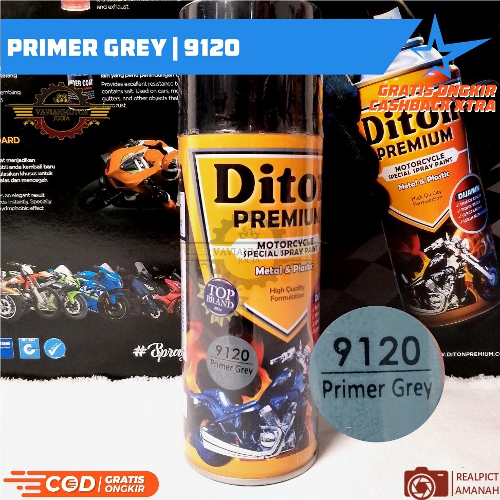 KODE Q15Z PiloX DITON Premium 4 ML 4 CC Cat Semprot PILOK DITON Premium Primer Grey 912 Warna Epoxy