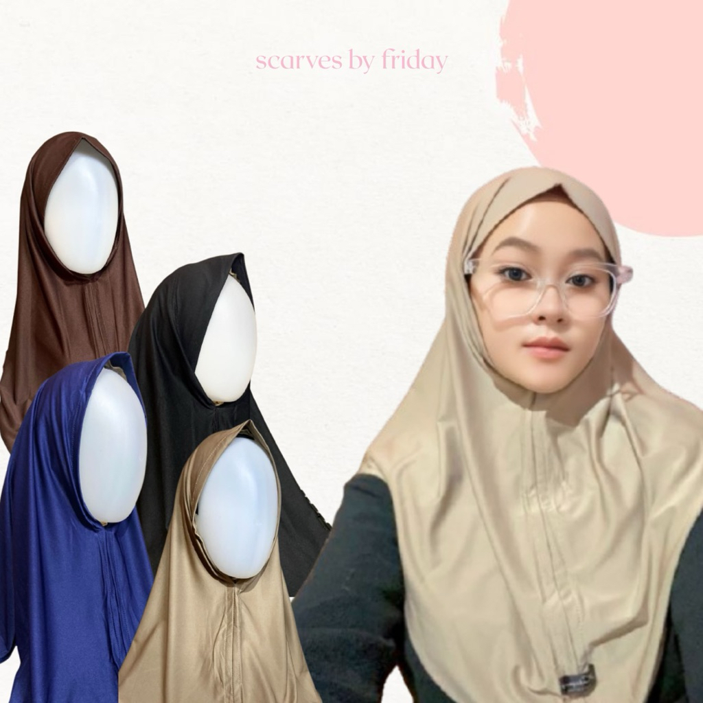 Hijab Instan bergo tanpa pet