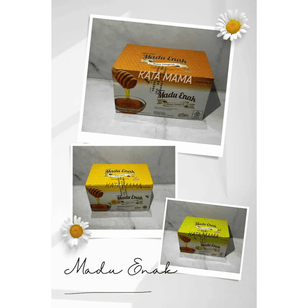 

Madu Enak Sachet isi 12 Original / Jeruk/ Jeruk Nipis