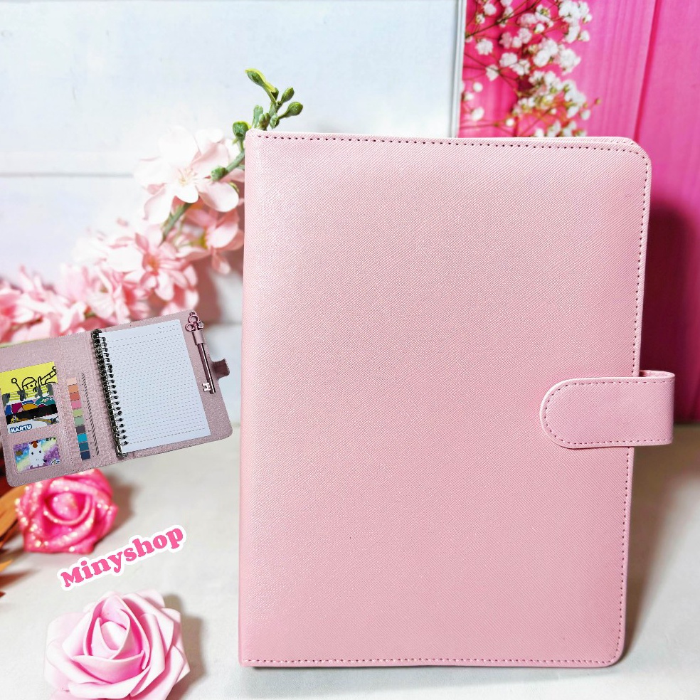 

KODE S96K Binder Polos Exclusive A5 2 Ring Ada 12 Warna Pilihan Agenda Kuliah Kulit