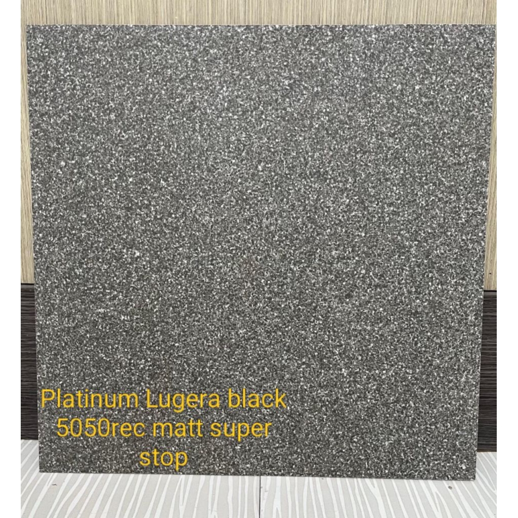 keramik 50x50 lantai kasar hitam bintik