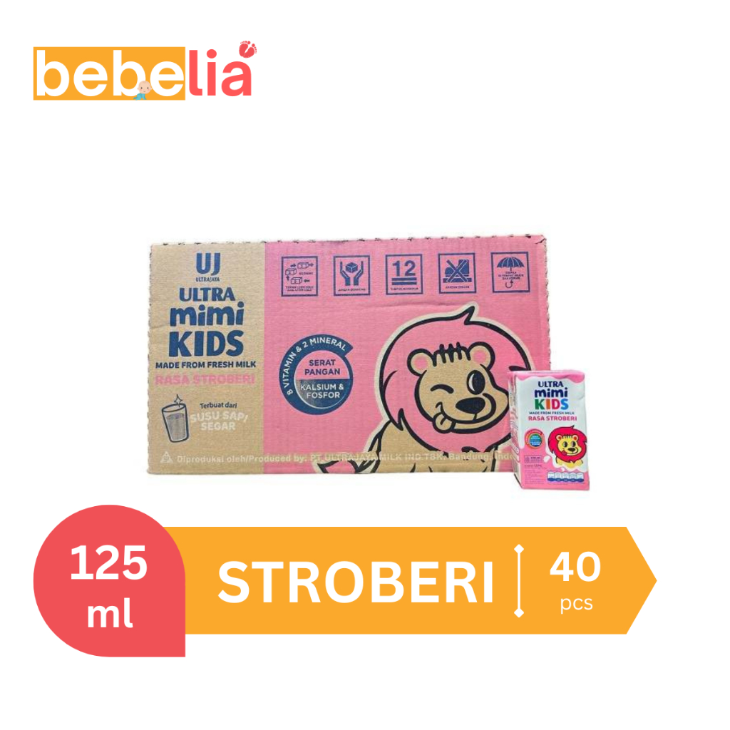 

Ultra Mimi Susu UHT Stroberi 125 ml 1 dus isi 40 pcs Khusus Pengiriman Standar & Kargo Free Bubble Wrap & Kardus