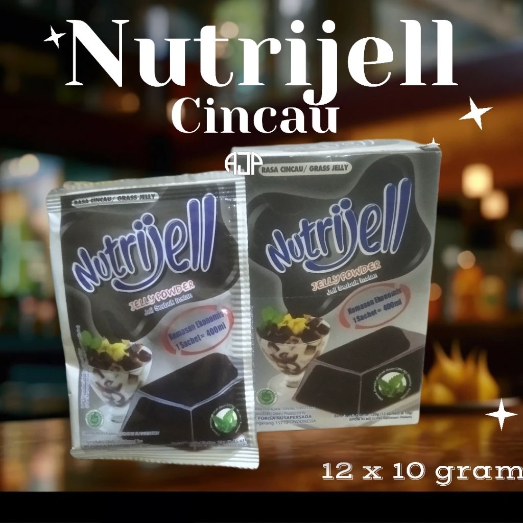 

Nutrijell Cincau Sachet | 12 x 10 gr
