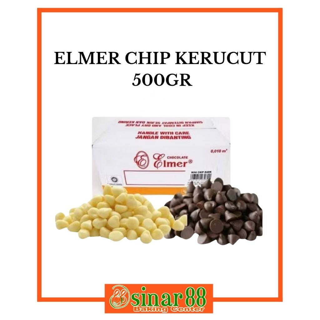 

Elmer Coklat Chip Kerucut 500gr (Dark & White)
