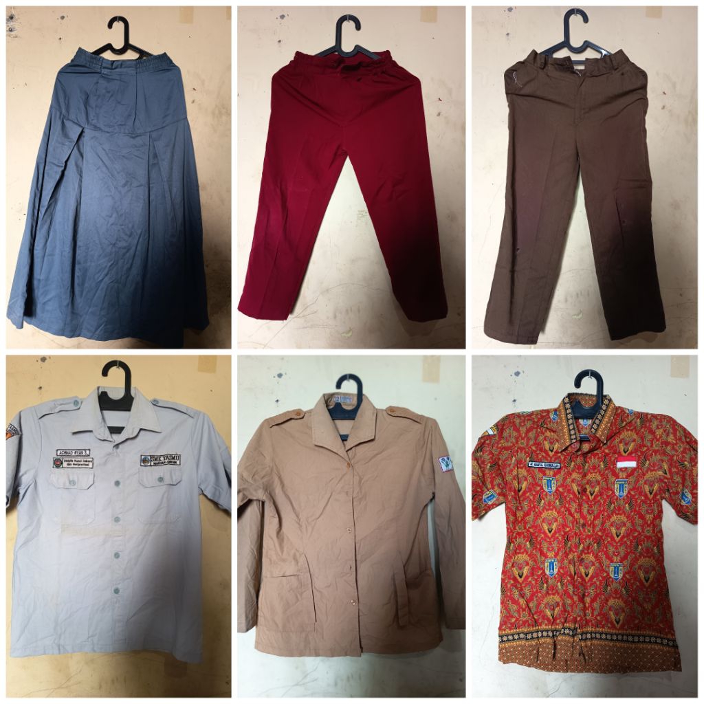 Viral  Seragam Sekolah Tk, Sd,Smp,Sma. Batik Sekolah Preloved