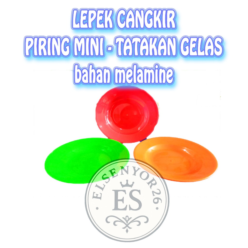 Tatakan gelas - Lepek cangkir - Piring kecil - bahan melamine
