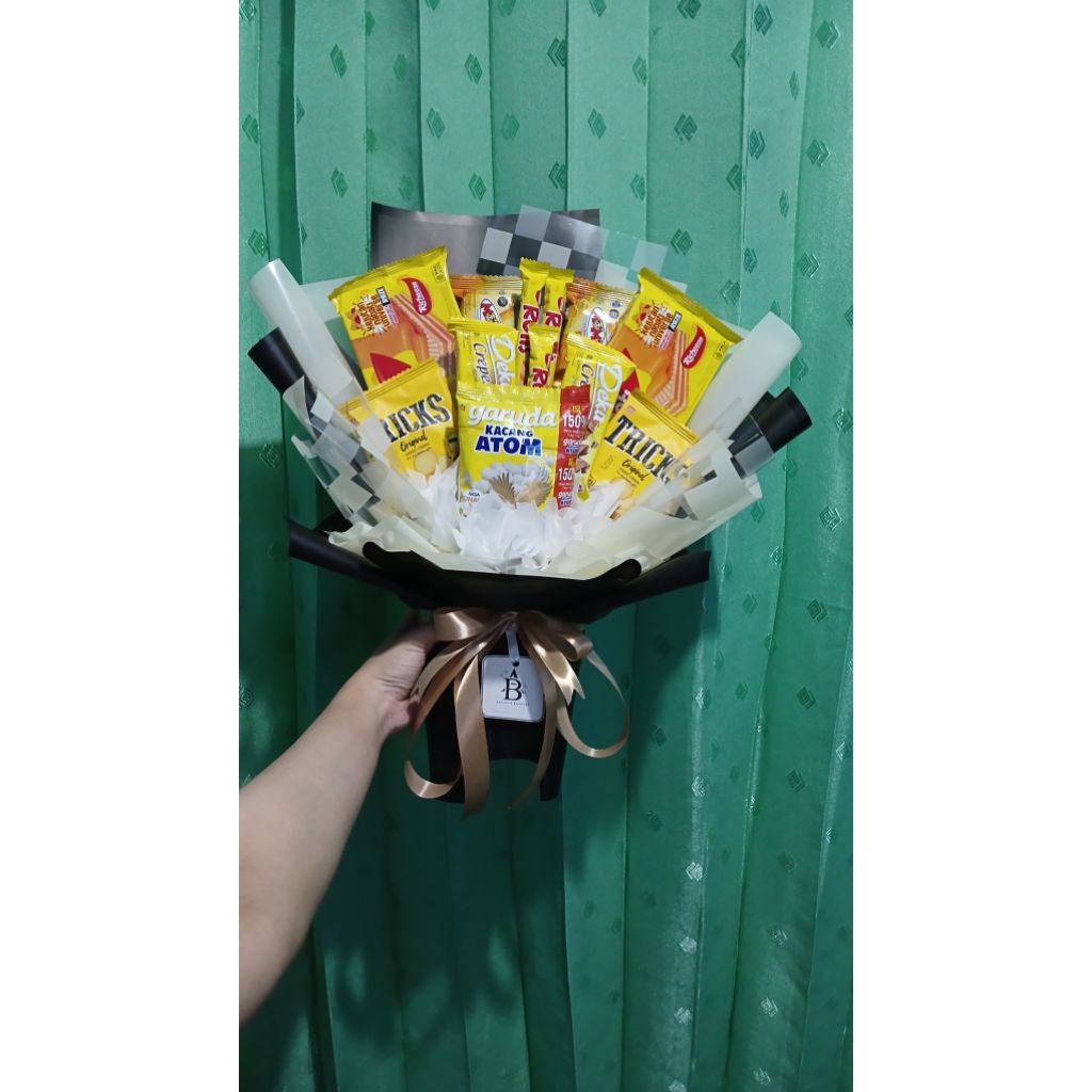 

Buket Snack Ukuran Sedang