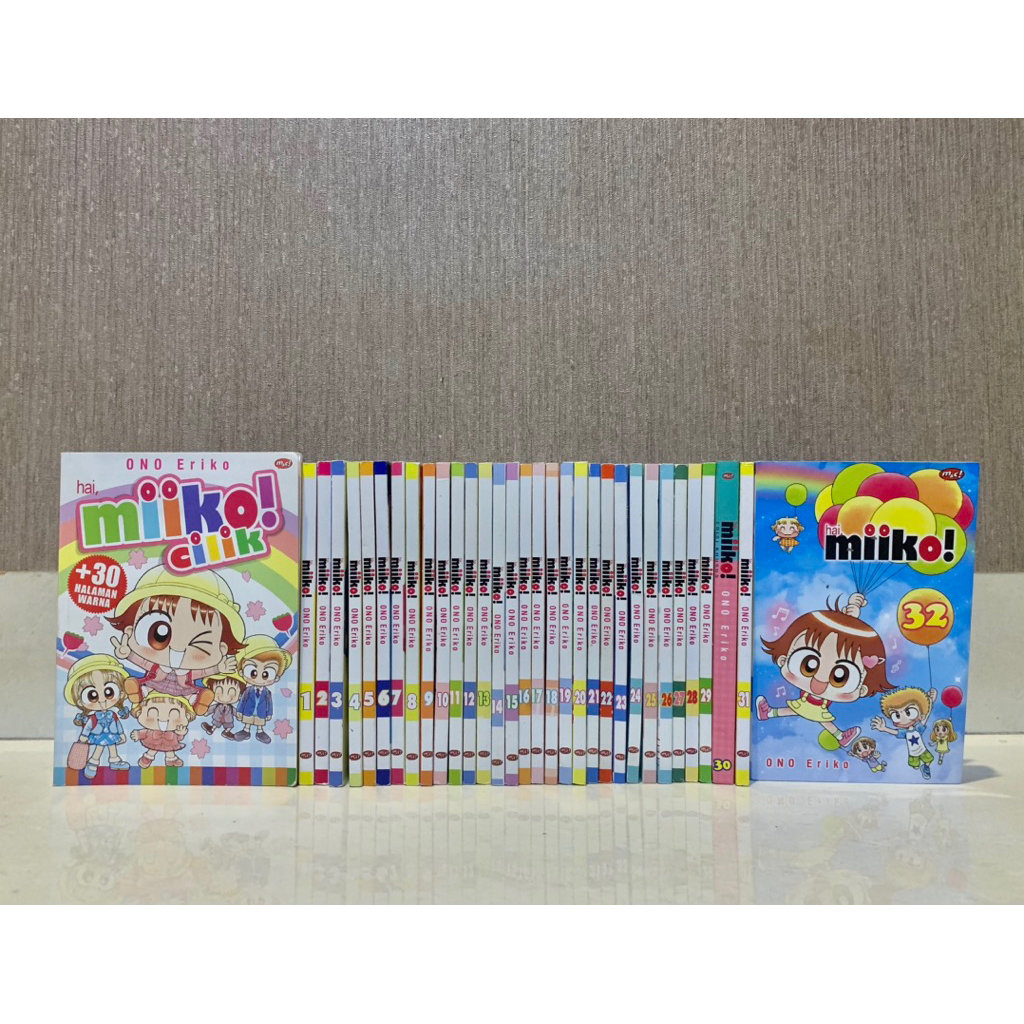 SET A - Komik Manga Set Miiko Hi, Miiko 1,2,3,4,5,6,7,8,9,10,11,12,13,14,15,16,17,18,19,20,21,22,23,