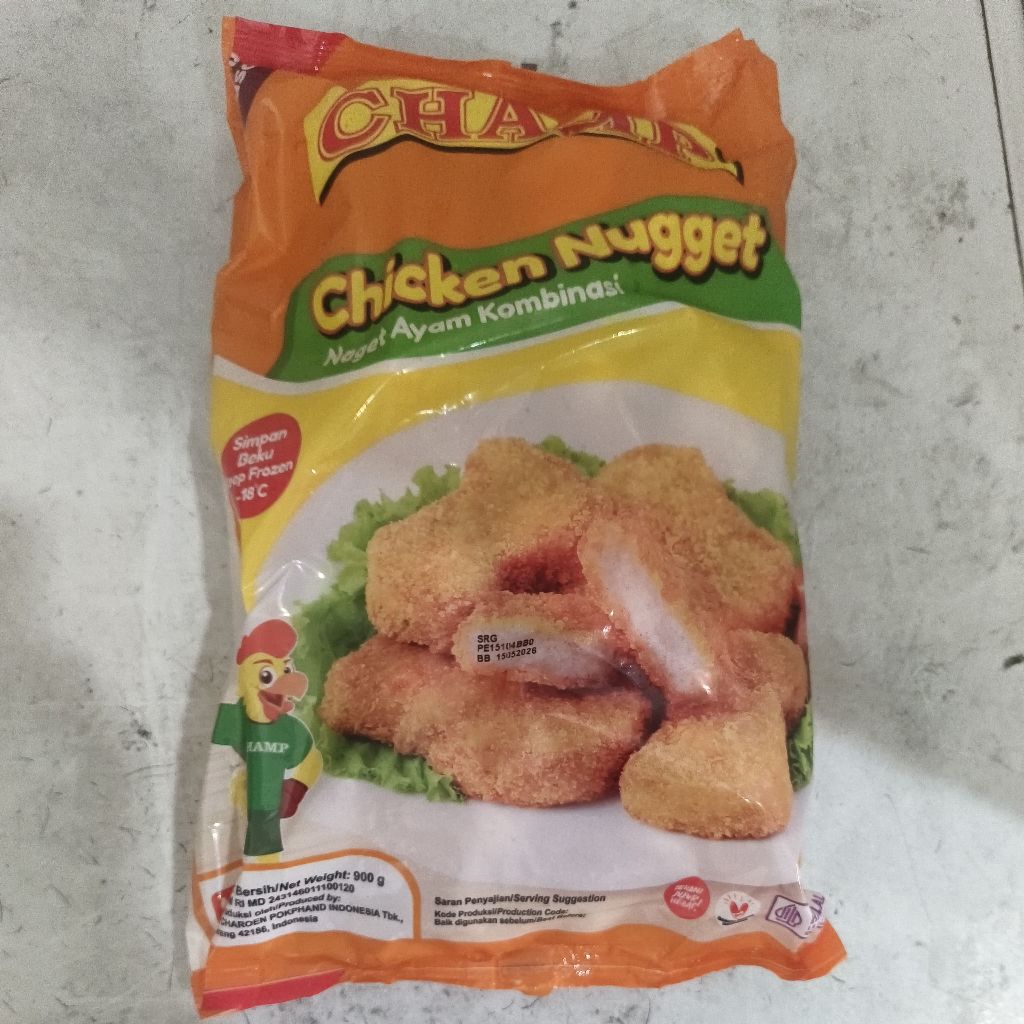 

Naget Ayam Champ / Chicken Nugget Champ 900gr