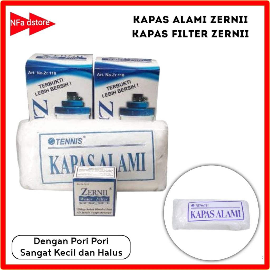 Kapas Alami Zernii Kapas Filter Air Zernii Kapas Filter Zernii Filter Air