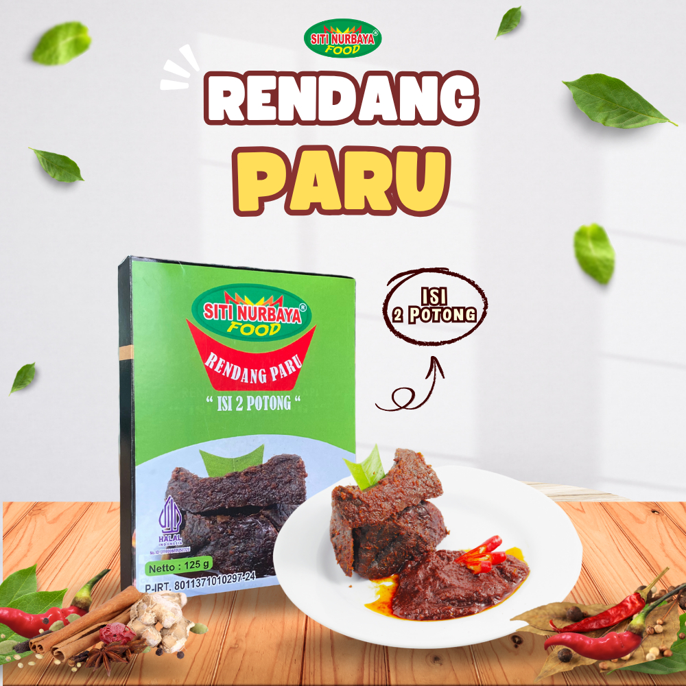 

Rendang Paru Siti Nurbaya Food Isi 2 Potong