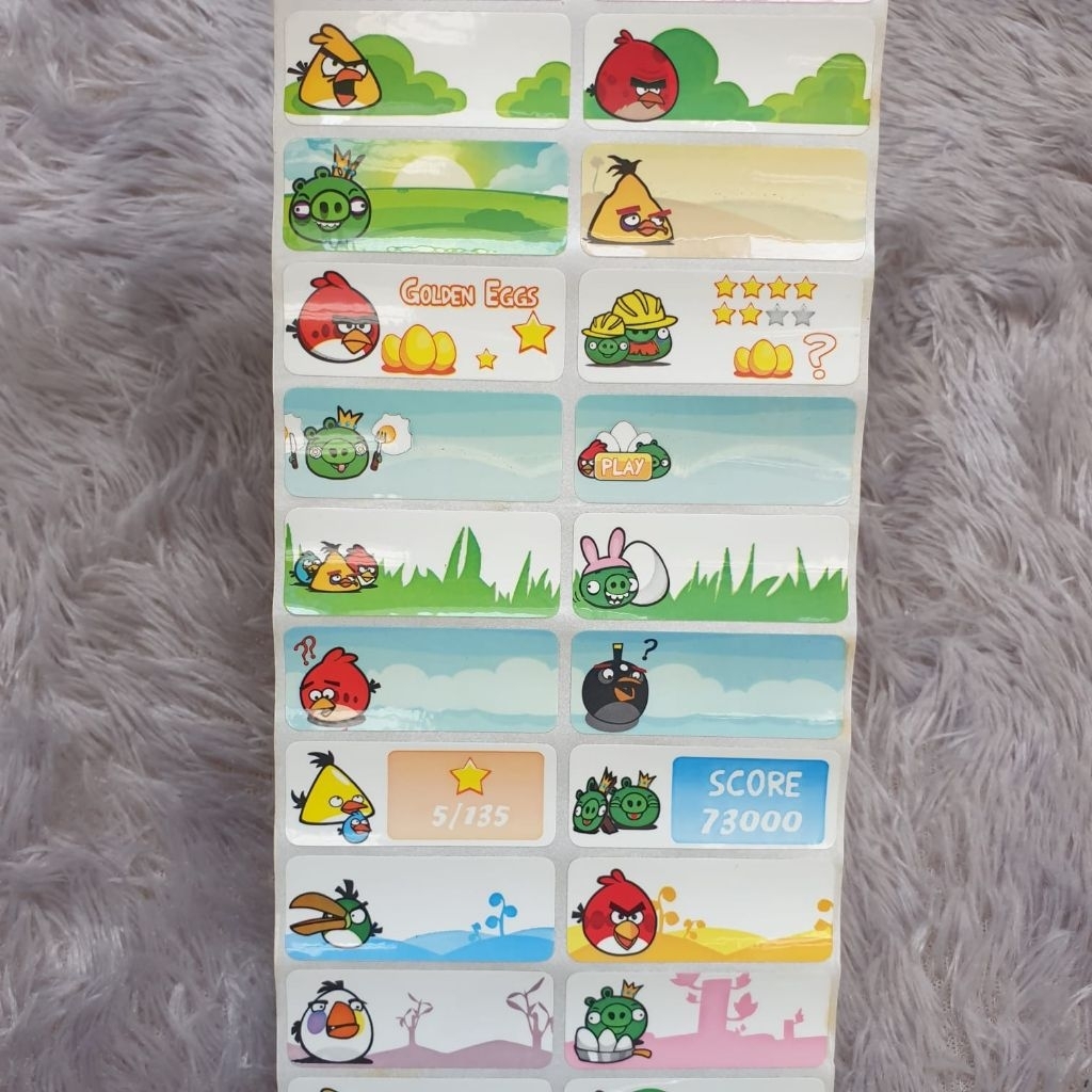 

STIKER NAMA WATERPROOF SIZE L/STIKER NAMA MOTIF/STIKER NAMA KARAKTER ANGRYBIRD/STIKER NAMA TERBARU