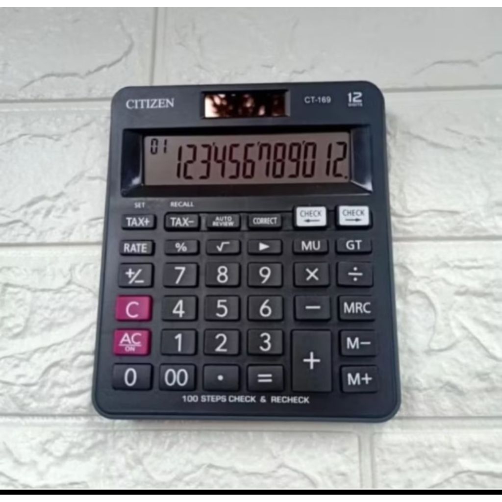

KALKULATOR MEJA CITIZEN CT 169 CHECK AND CORRECT