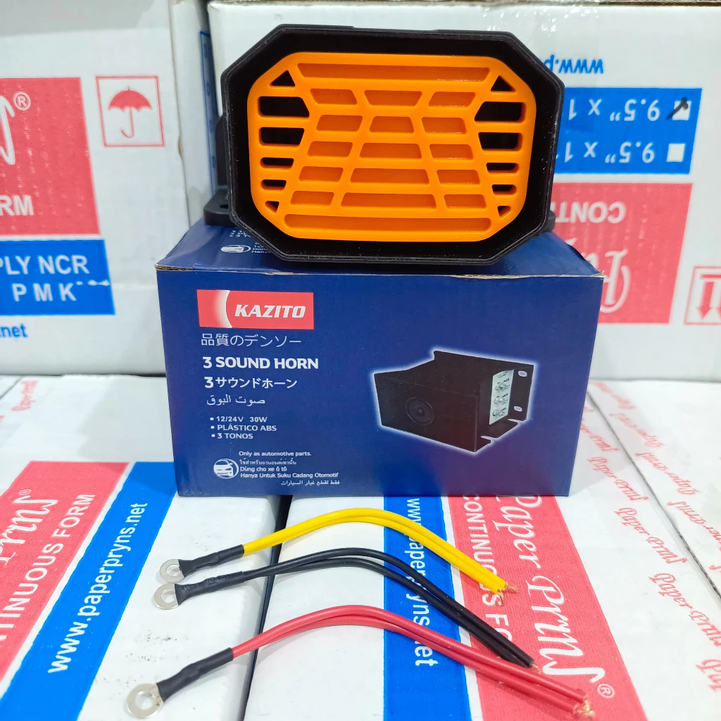 Klakson 3 Suara Basuri Bus Kazito Universal Motor Mobil 3 Suara Lagu Tinggal Pasang Include Kabel