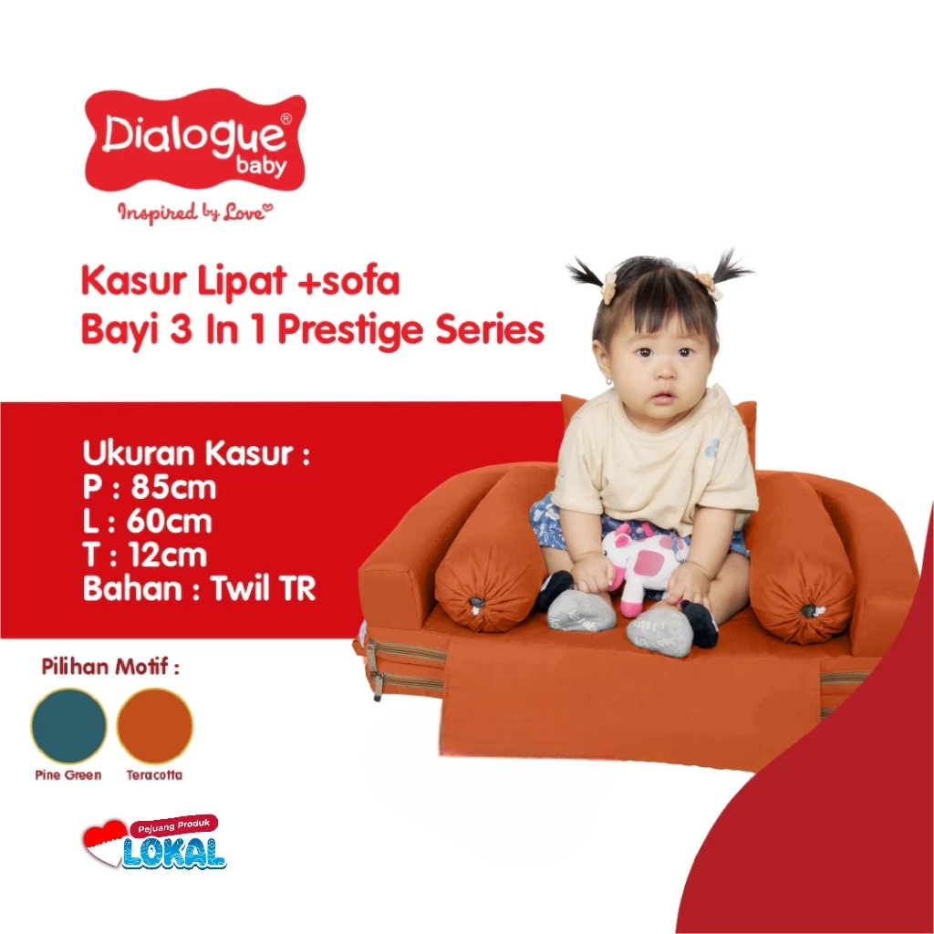 Dialogue Kasur Lipat + Kelambu Prestige Series DGK9409 - Kasur Bayi