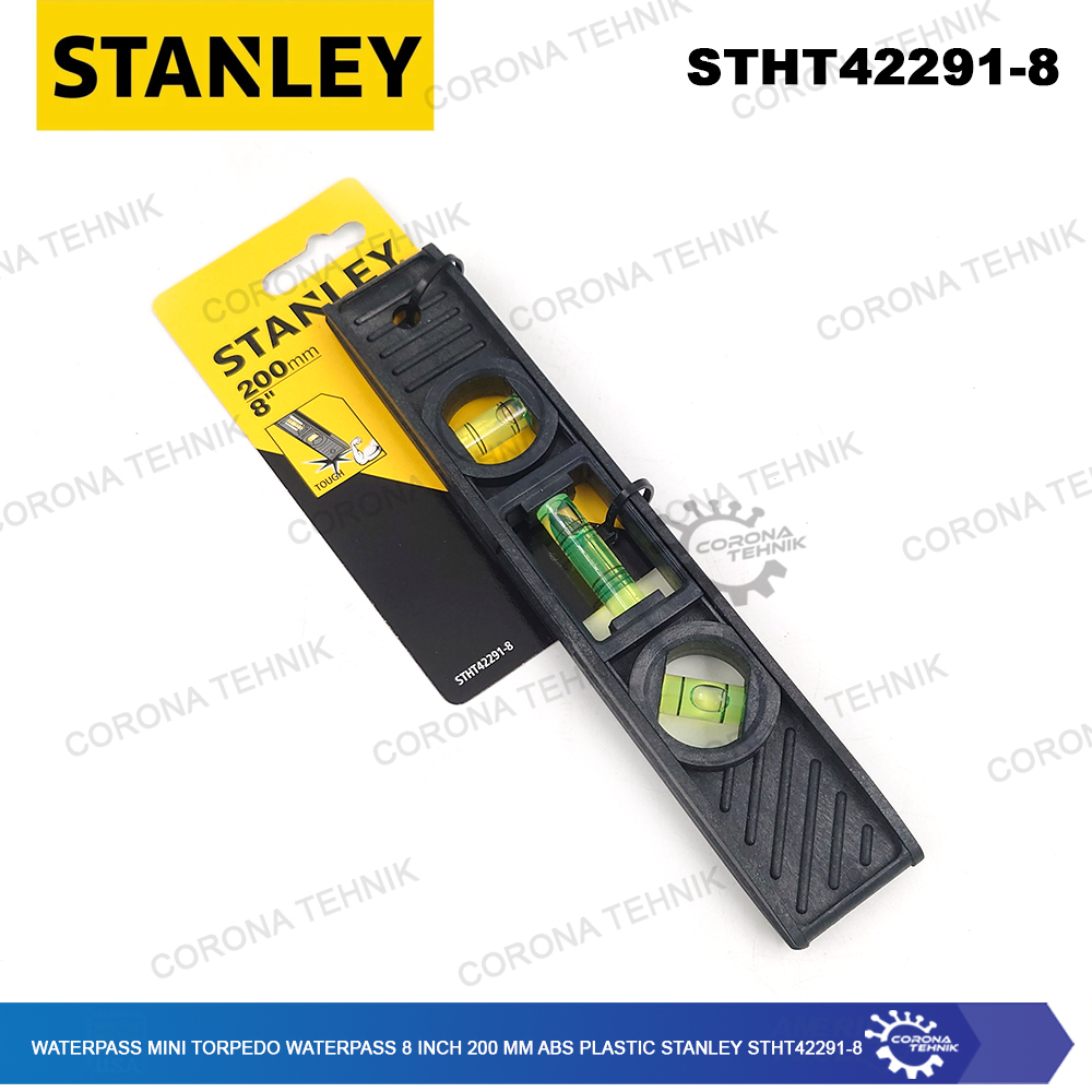 Stanley STHT42291-8 Waterpass Mini Torpedo Waterpass 8 inch 200 mm ABS Plastic