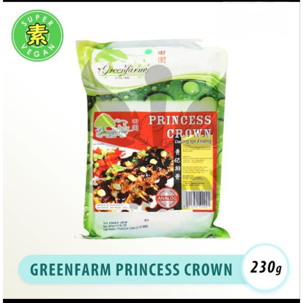 

Green farm Princess Crown Iga Tulang Iga Vegetarian