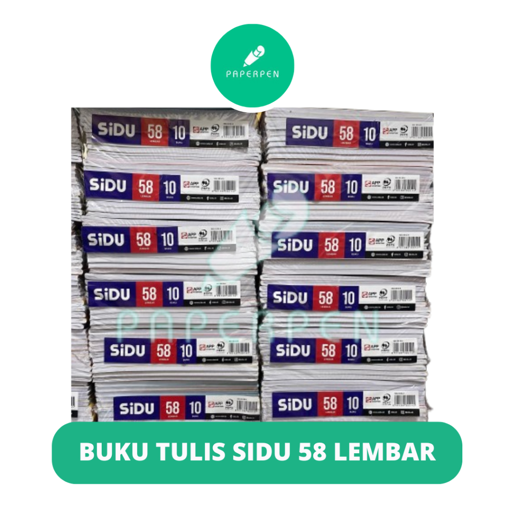 

(1 PAK) Buku tulis SIDU 38 Lembar/58 Lembar buku tulis