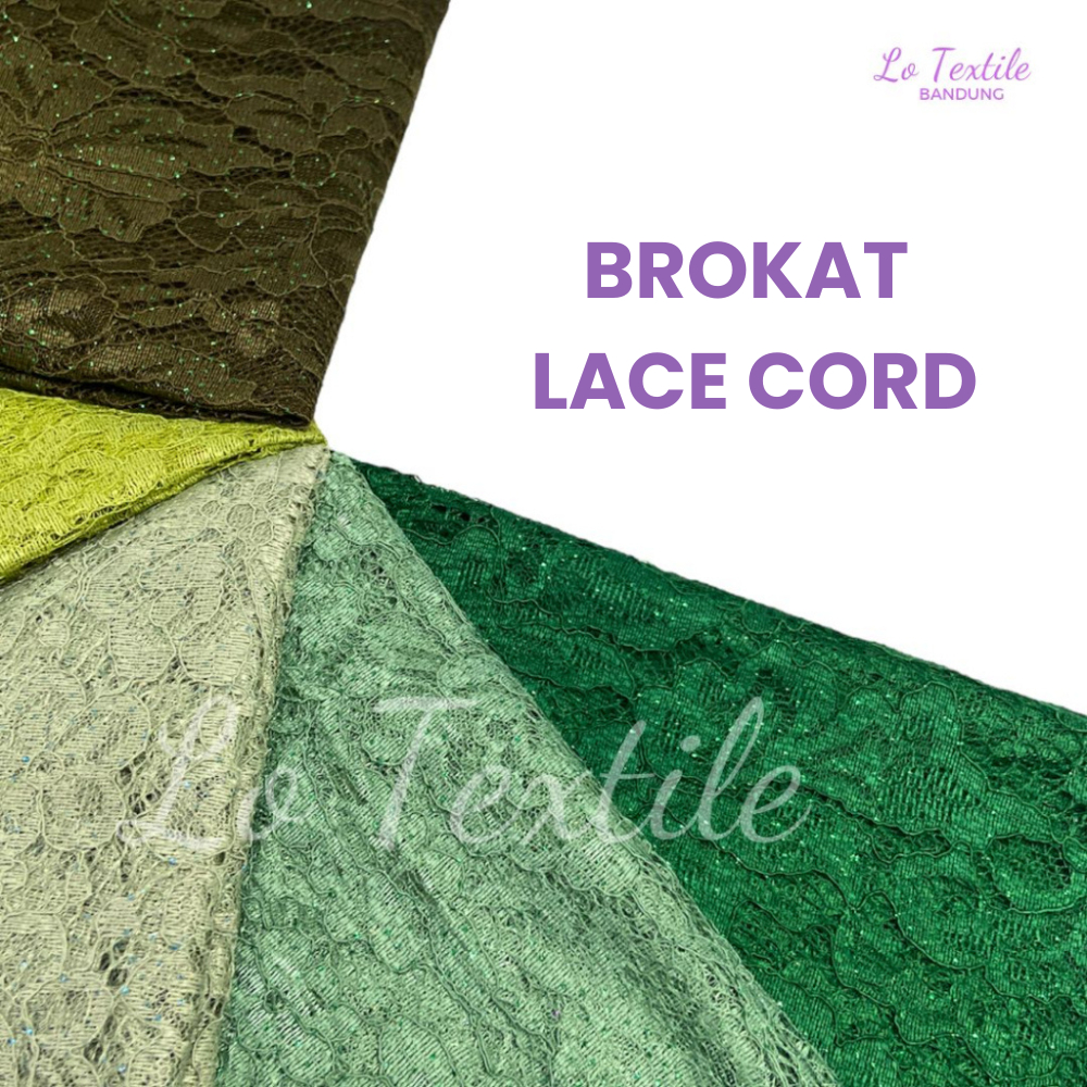 Kain Brokat Kebaya Brukat Meteran Premium 1 Meter - Bahan Brokat