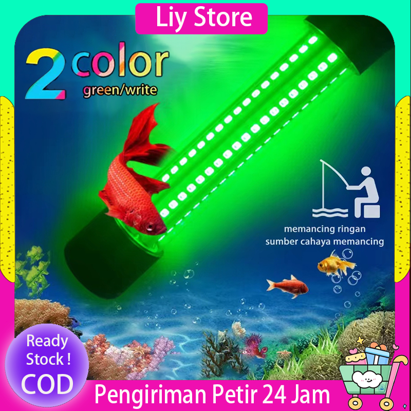 Lampu bawah air Persediaan Menarik Ikan Lampu LED Dalam Air Umpan Ikan Umpan Cahaya untuk Memancing 
