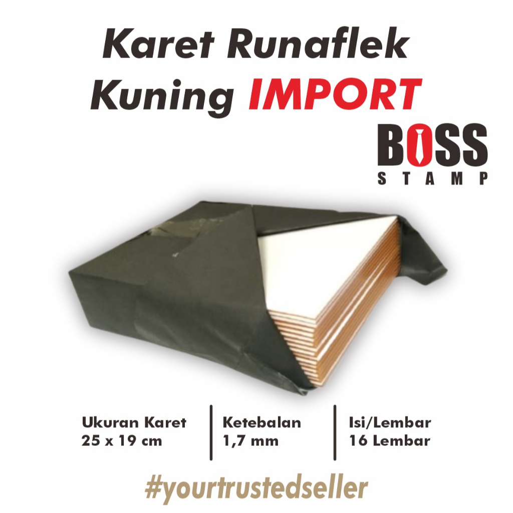

Karet Stempel Runaflek 1 Plano (16 Lembar)