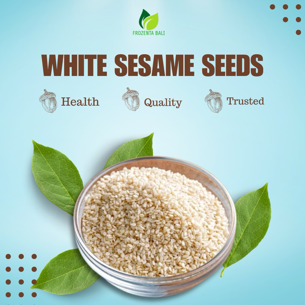 

White Sesame Seeds / Biji Wijen 500gr