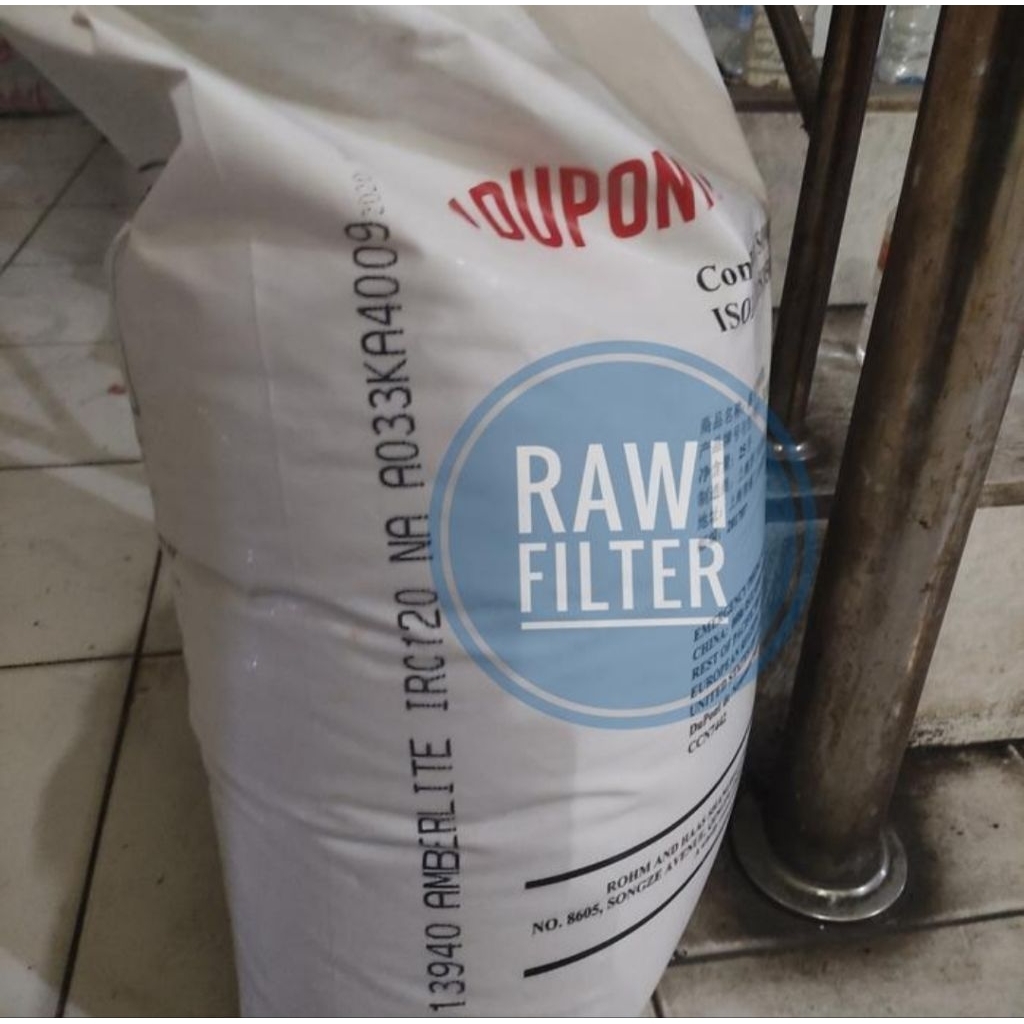 Resin cation irc120 softener media filter air berkapur