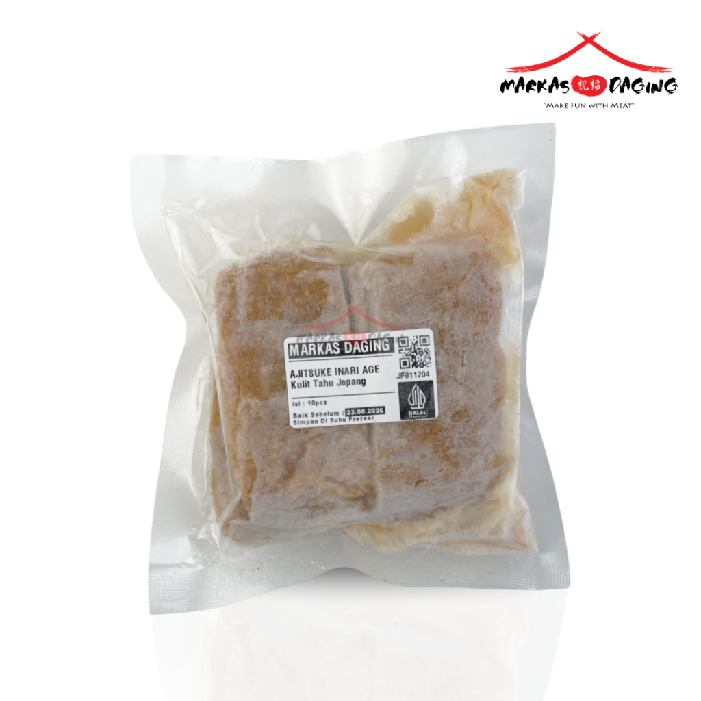 

AJITSUKE INARI AGE Kulit Tahu Jepang 10 pcs Halal - Markasdaging