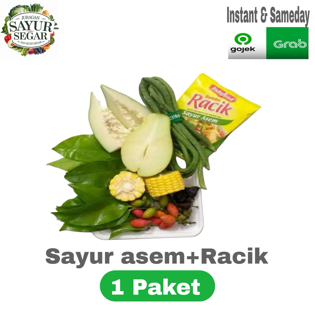 

SAYUR ASEM 1 paket lengkap dengan bumbu racik murah