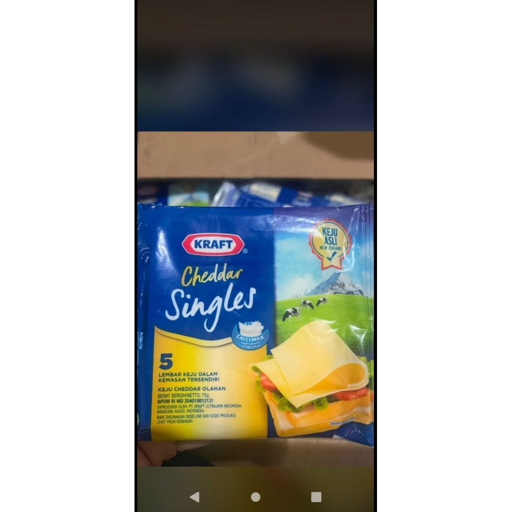 

keju Kraft singles isi 5 dan 10