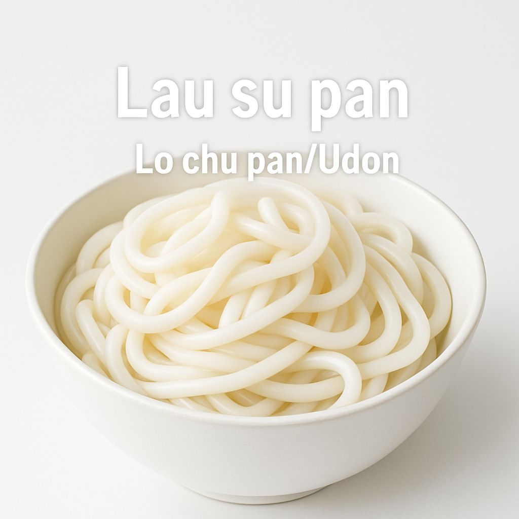 

mie udon/lo chu pan, lo su pan, lausupan, locupanhomemade tanpa pengawet