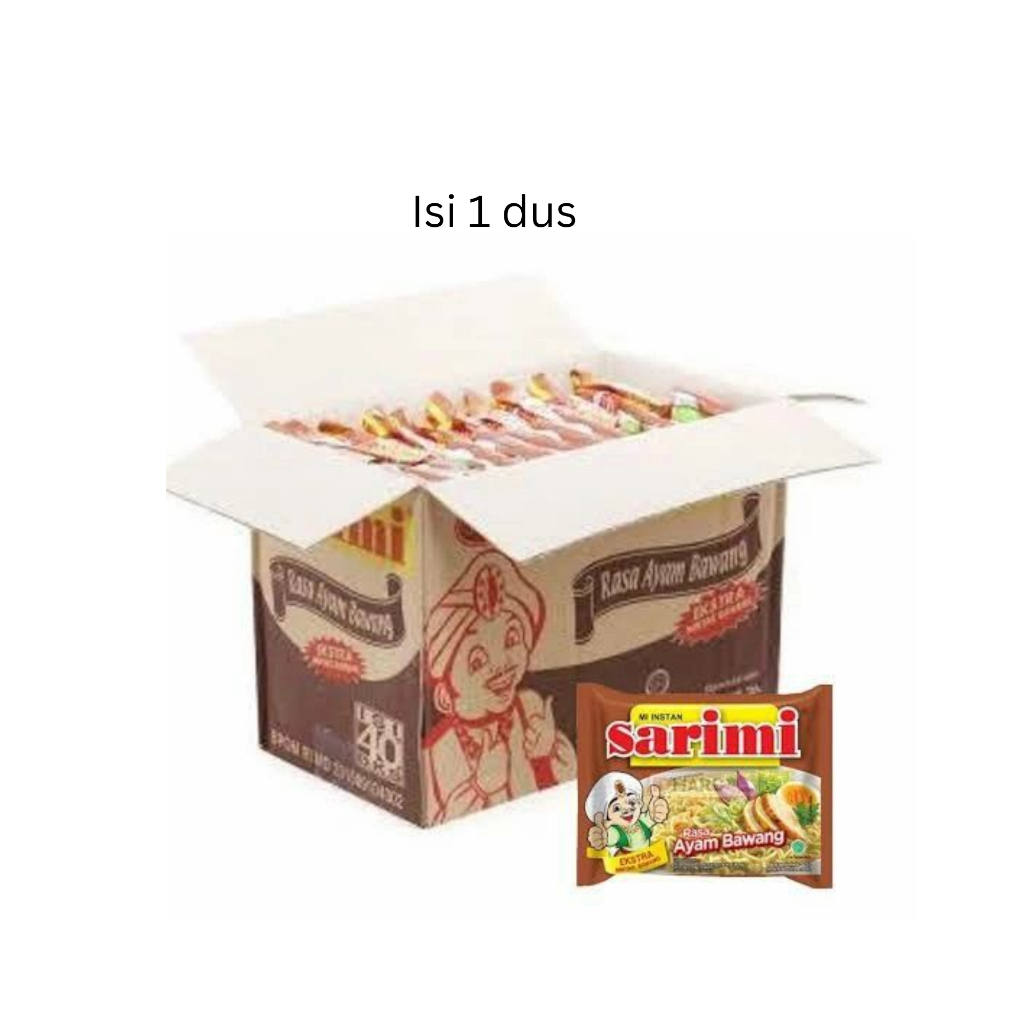 

Mie Instan Sarimi Ayam Bawang 75g – Kuah Gurih, Pas Buat Lapar Dadakan