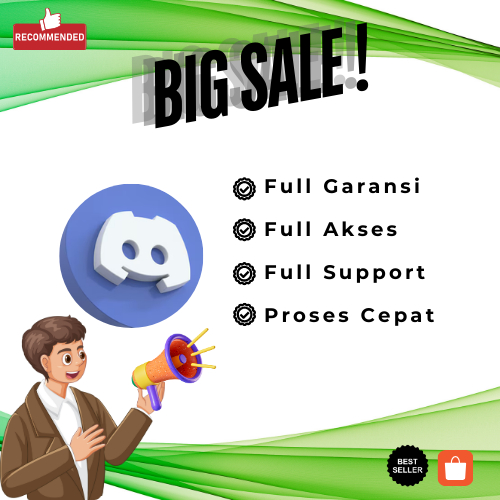 DISCORD NITRO BOOST VIA GIFT / VIA LOGIN PREMIUM FULL GARANSI TERSEDIA