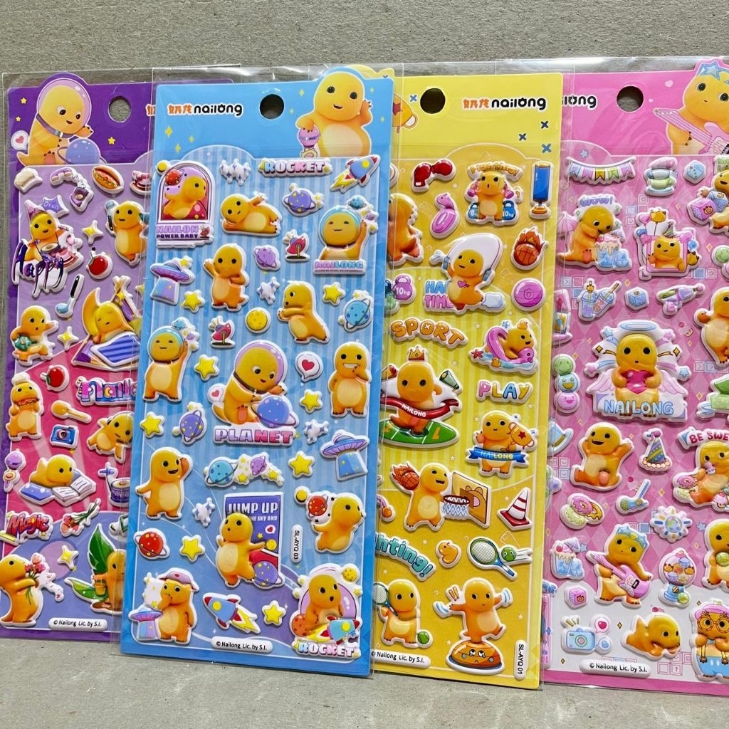 

Stiker Nailong empuk 3D