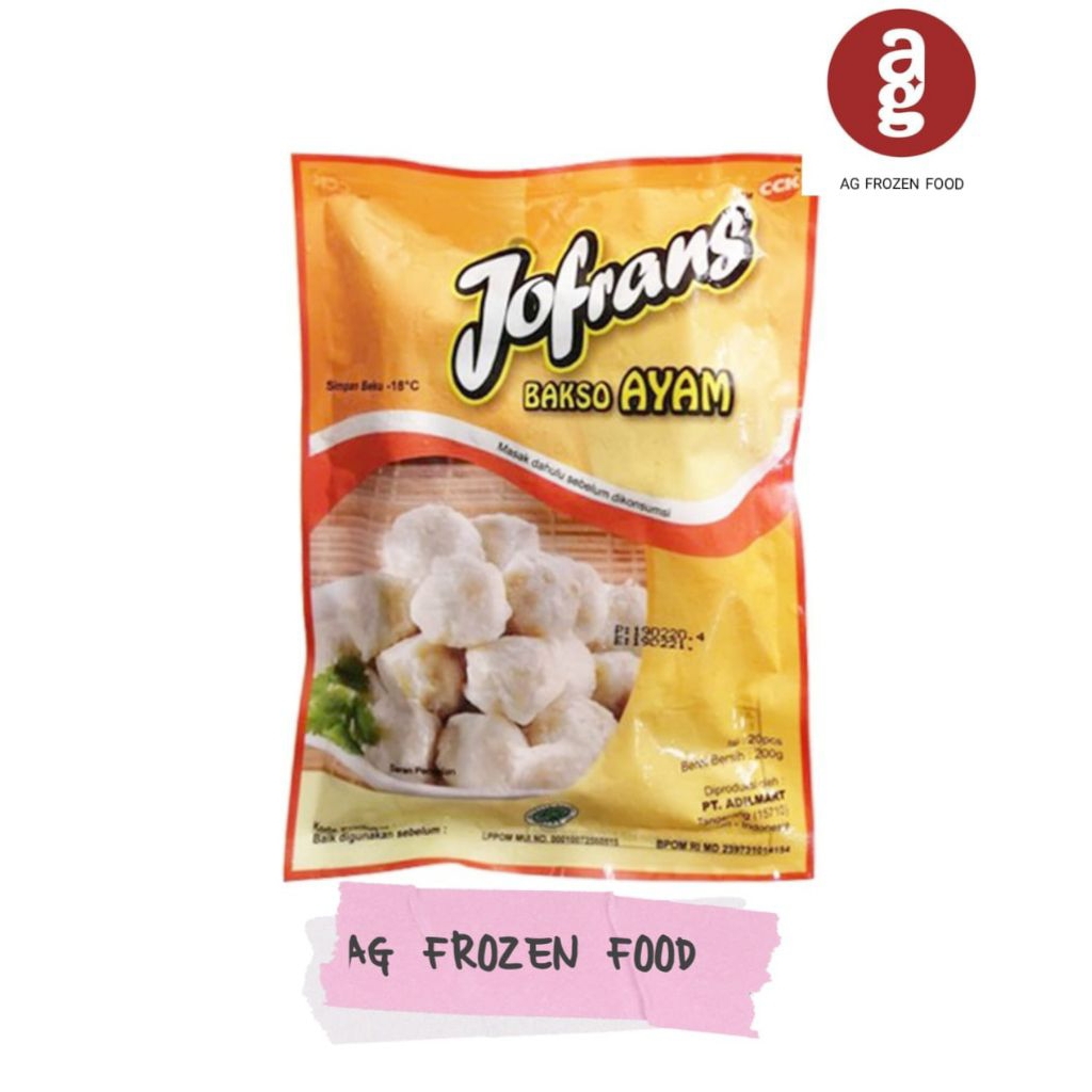 

Jofrans Baso Ayam isi 50 pcs 500grm