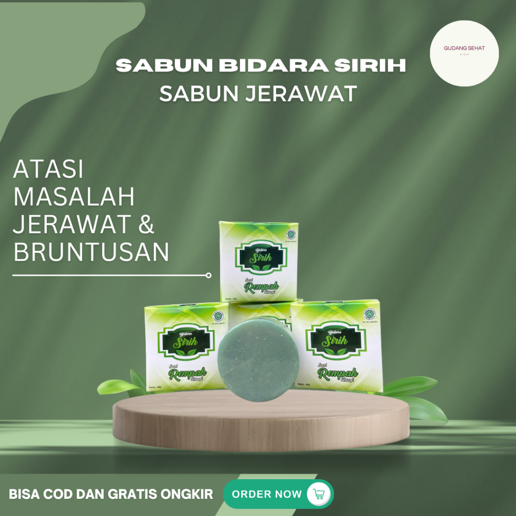 SABUN BIDARA SIRIH - SABUN JERAWAT & BRUNTUSAN | JERAWAT PUNGGUNG