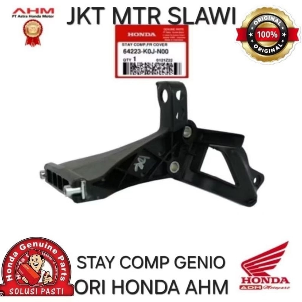 64223 K0J N00 stay comp front dudukan panel depan genio asli honda