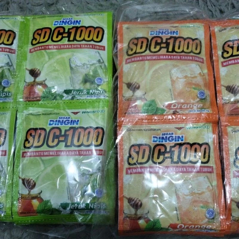 

segar dingin SDC 1000 rencheng 10 sachet