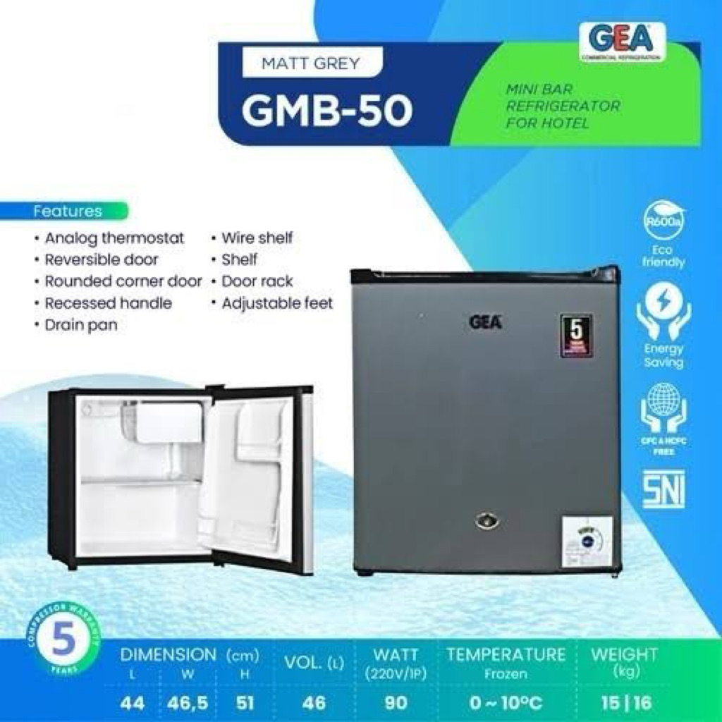 Gea kulkas mini bar gea gmb 50 Gea kulkas portable mini bar